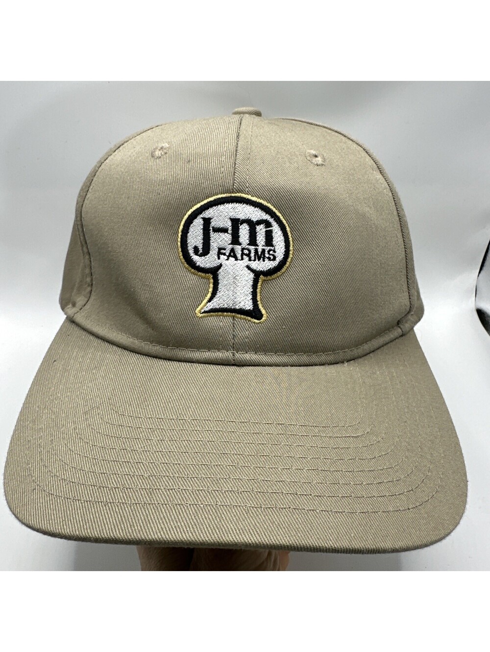 J-m Farms Miami Oklahoma Mushroom Embroidered Logo Baseball Hat